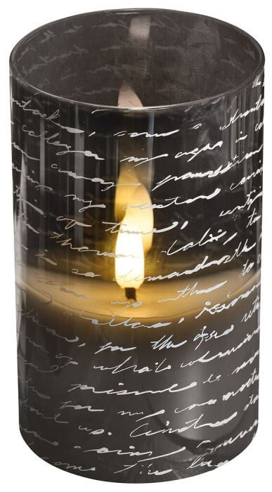 X_moses. libri_x LED-Kerze Poesielicht