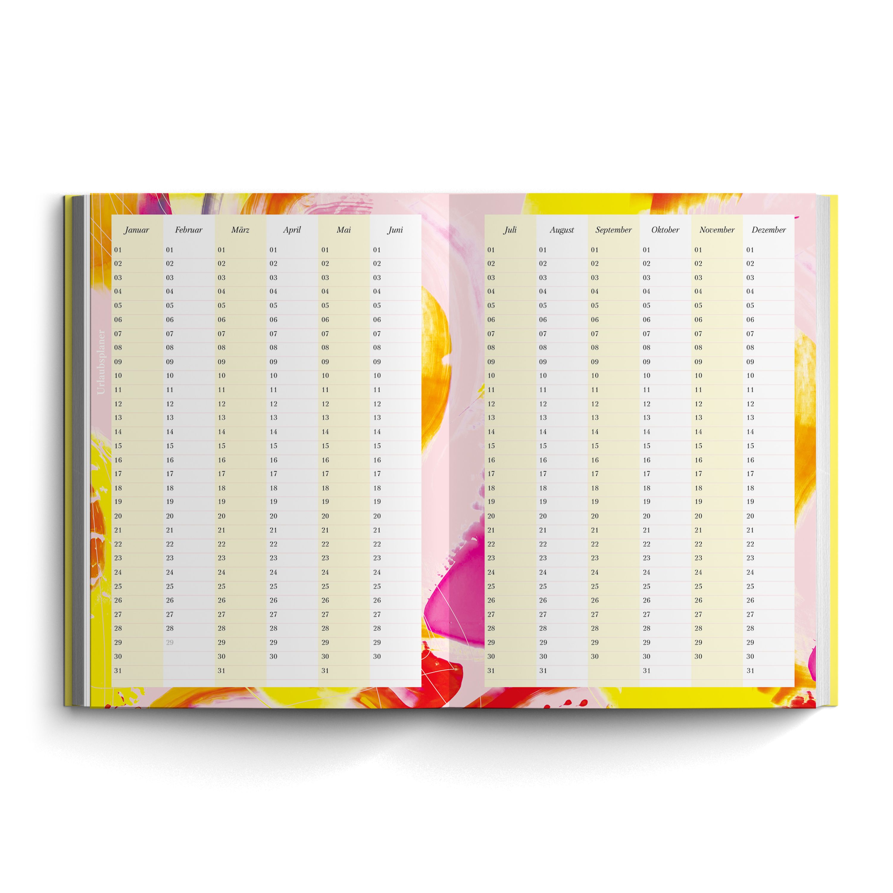 Terminplaner: Der ideale Terminkalender ohne Datum mit stabilem Hardcover