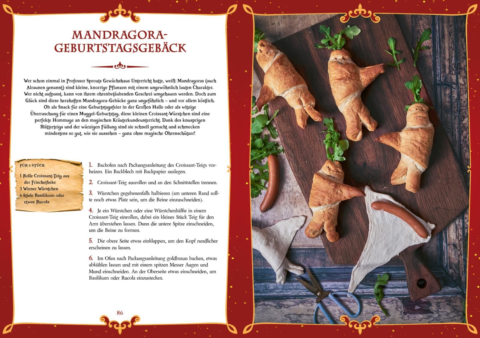 Feste feiern für Potter-Fans – Das Koch- und Backbuch (Mängelexemplar)