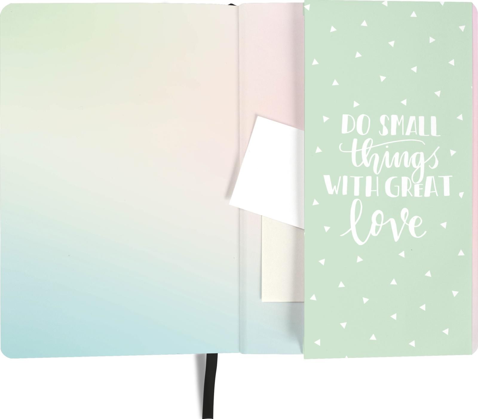 myNOTES Notizbuch A5: Never stop growing - Notebook medium, gepunktet
