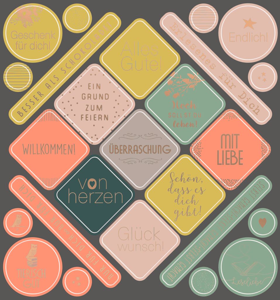 X_Stickerbuch Alltagspoesie