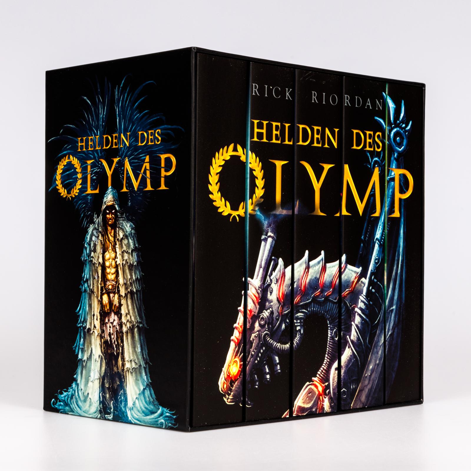 Helden des Olymp: Taschenbuchschuber Bände 1-5 (Mängelexemplar)