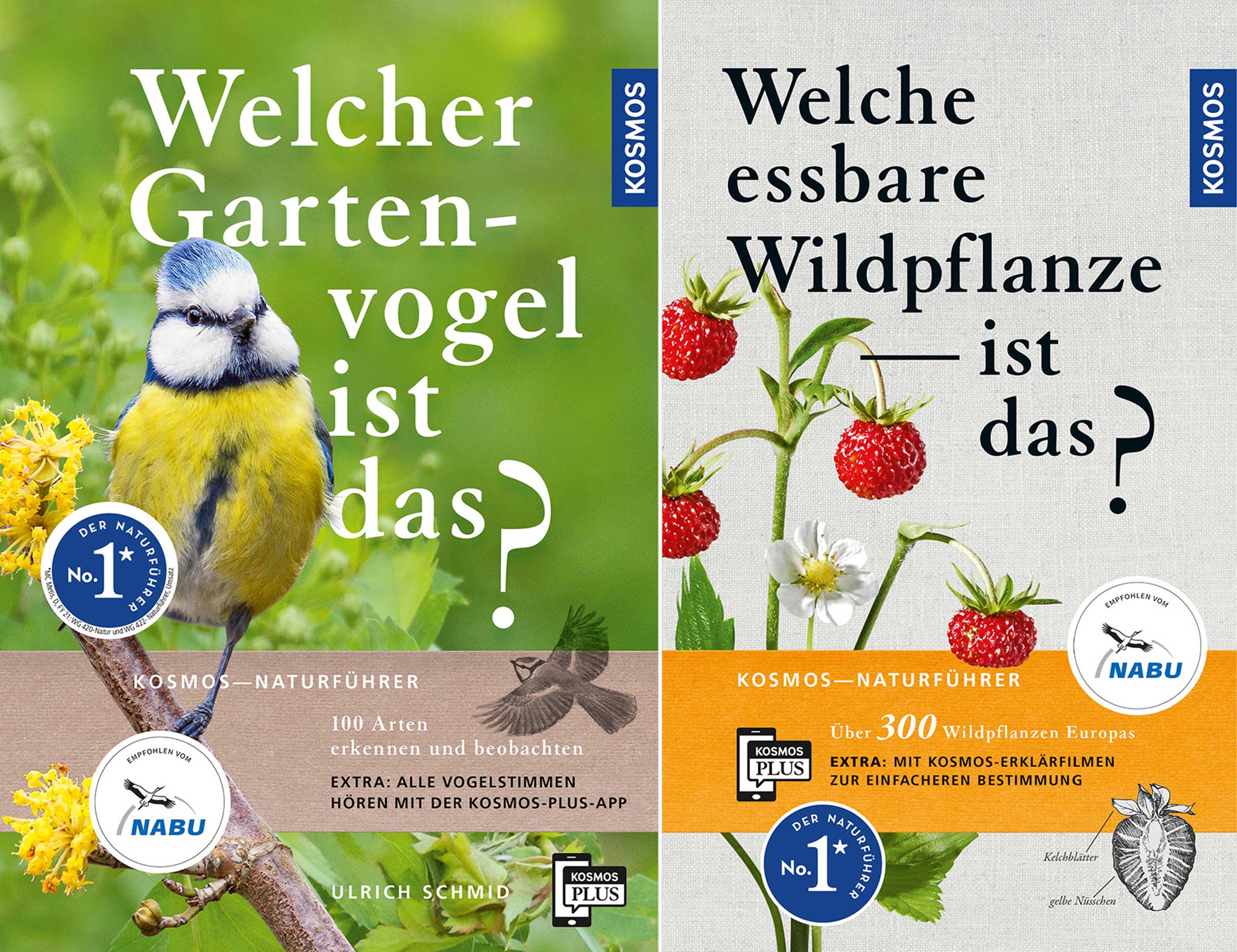 Sparpaket - Welcher Gartenvogel ist das? | Welche essbare Wildpflanze ist das? (Mängelexemplare)