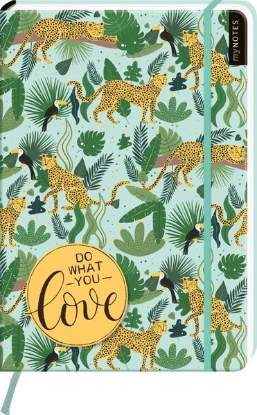 myNOTES Notizbuch A4: Do what you love - Notebook large, gepunktet