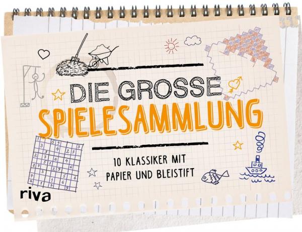 Die große Spielesammlung - 20 Klassiker mit Papier und Bleistift (Mängelexemplar)