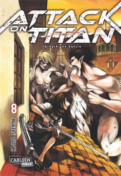 Attack on Titan 8 - Atemberaubende Fantasy-Action im Kampf (Mängelexemplar)
