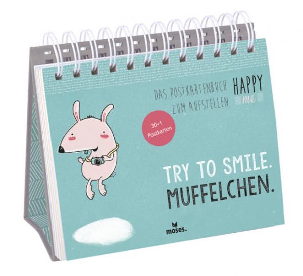Happy me - Das Postkartenbuch zum Aufstellen (Mängelexemplar)