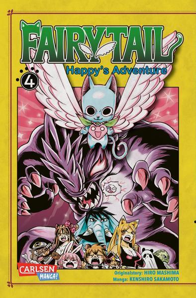 Fairy Tail – Happy&#039;s Adventure 4 - Humorvoller Action-Manga (Mängelexemplar)