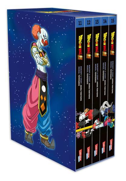 Dragon Ball Super, Bände 11-15 im Sammelschuber mit Extra (Mängelexemplar)