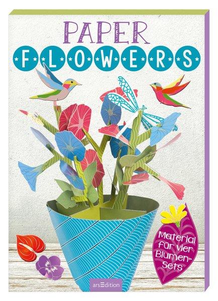 Paper-Flowers - mit Material für 4 Blumen-Sets